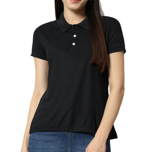 Camiseta de Manga Corta para Mujer, Corte Regular, Calidad Premium, Color Sólido, Tejido de Punto, 100% Algodón, Transpirable, Secado Rápido, Logotipo Personalizado - Product Image 6