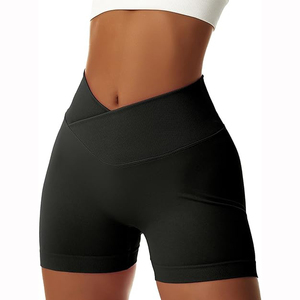 <b>Women</b> Fitness Compression <b>Shorts</b> Seamless High Stretch Breathable Workout Running Yoga Athletic Activewear Factory Direct Supply - Product Image 1