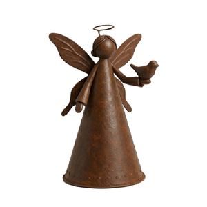Adornos Navideños de Lujo, Ángeles Metálicos Colgantes, Decoraciones para Árboles, Figuras Festivas para el Hogar y Fiestas - Product Image 4