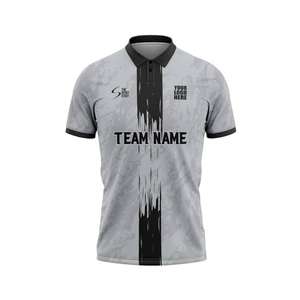 Camiseta de críquet personalizada con nombre y número, uniforme unisex para todos los equipos de críquet, hecha de poliéster/perforada, camisetas de alta calidad en venta - Product Image 3