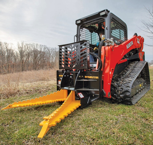 Chargeuse compacte Kubota en gros avec broyeur forestier – Tracteur compact haute performance pour travaux de défrichage – Édition USA - Product Image 1