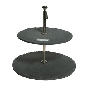 Présentoir à gâteaux en marbre et en métal Article de luxe Designer Offre Spéciale de qualité supérieure pour mariage et décoration intérieure Article en métal de haute qualité - Product Image 3