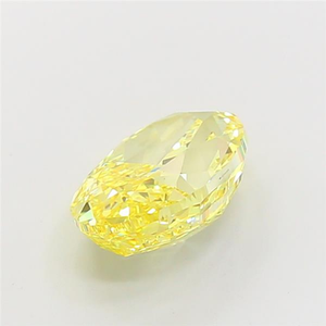 Diamant de laboratoire ovale jaune intense et vibrant, certifié CVD, pour des chefs-d'œuvre de joaillerie haut de gamme - Product Image 6