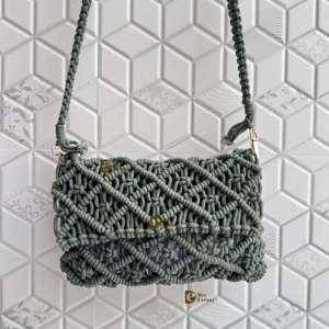 Bolso Bandolera de Mujer Tejido a Crochet, Estilo Bohemio Vintage, para Playa, Verano, Color Blanco, Diseño Personalizado - Product Image 1