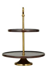 Wooden Cake <b>Stand</b> Traditional Look Ideal For <b>Tea</b> Party Cake Serving Decorative Table Centerpiece - Product Image 5