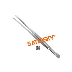 Forceps de bijoutier Fig. 3 instruments de microchirurgie délicats de 12 cm, en acier inoxydable, manuels, marque Satinsky, haute qualité, certifiés CE - Product Image 5