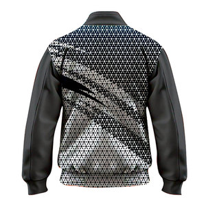 Chaqueta Letterman para hombre, personalizada al por mayor, para uso en exteriores, con cuello alto, chaqueta de invierno Letterman. - Product Image 2