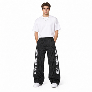 Casual Street Style Printed <b>Windbreaker</b> Pants Men Lightweight Waterproof Rain Pant Breathable Nylon Trousers Men <b>Camping</b> Pants - Product Image 2