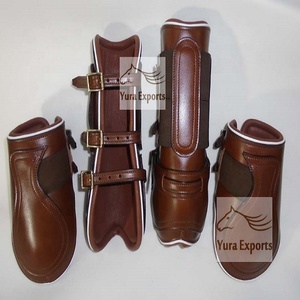 Botas de cuero FETLOCK para tendón, botines de diseñador de lujo con purpurina, fabricante al por mayor - Product Image 1