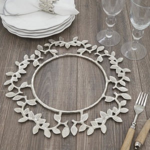 Plato Decorativo Dorado, Vajilla Redonda Premium para Decoración de Bodas, Eventos y Fiestas - Product Image 3