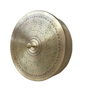 Luxury Hammared Brass Spice Container with <b>Floral</b> Engraved Cover and Spoon Elegant Kitchen Storage <b>Box</b> - Product Image 4