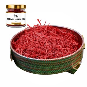 Azafrán Kashmiri Mongra Premium OEM, 100% Original, Hilos de Azafrán Rojo, Especias de Azafrán Recogidas a Mano para Cocinar, Té, Leche y Postres - Product Image 1