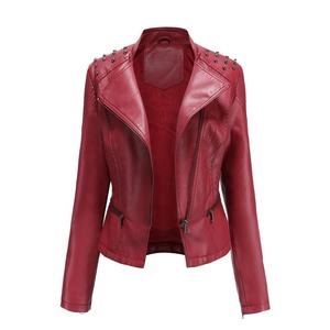 Veste en cuir pour femme de qualité supérieure, veste de motard en cuir véritable noir, veste en cuir pour femme à manches longues, 2026 - Product Image 4