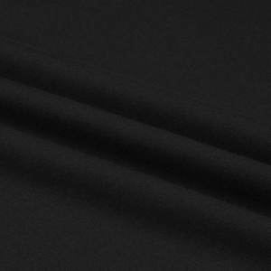 Camiseta Básica de Cuello Redondo para Hombre, Manga Corta, Color Negro y Blanco Sólido, Algodón, Informal, para Verano, Corte Ajustado, Paquete de Dos - Product Image 5