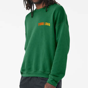 Sweat à capuche épais personnalisé 380 g/m² pour homme, sans cordon, en coton, coupe oversize, avec logo - Product Image 1
