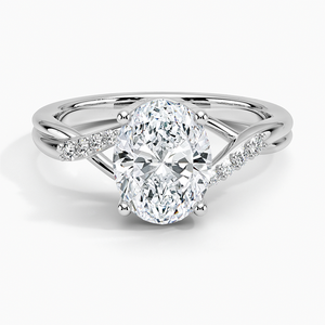 BOJ <b>Ring</b> 039 Oval Cut 925 Silver Chemise Diamond Halo Diamond <b>Ring</b> 2ct D Color VVS1 Moissanite GRA Certified Low Price <b>Ring</b> Sale - Product Image 1