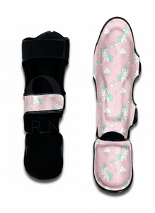 Protège-tibias en cuir PU durable et mousse EVA pour Muay Thai, protection de pied pour Kick Boxing, entraînement MMA, arts martiaux - Product Image 3