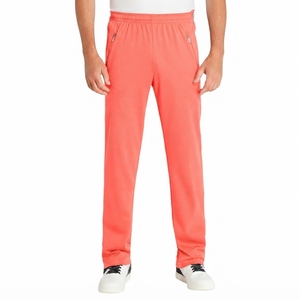 Pantalon de sport pour homme respirant avec taille élastique et poches zippées pour la course, la gym et le quotidien - Product Image 1