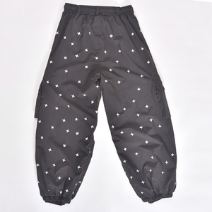 Pantalon de ski d'hiver coupe-vent imperméable noir et réfléchissant pour hommes, pantalon chaud d'extérieur - Product Image 1