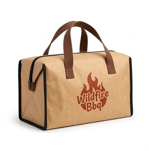 tyvek paper BBQ Insulated Tote Bag with Superior Thermal Foil Lining Keeps Food Hot for Hours for Catering and Garden Party - Product Image 1