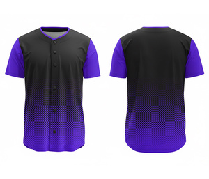 Camiseta de Béisbol Personalizada con Impresión por Sublimación a Todo Color, con Logotipo y Números Personalizados |   Base de Poliéster Transpirable - Product Image 6