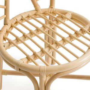 Meilleures ventes : Ensemble coiffeuse et chaise en rotin tressé avec miroir, tables de maquillage en bois élégantes avec miroir pour chambre d'enfant et crèche - Product Image 4