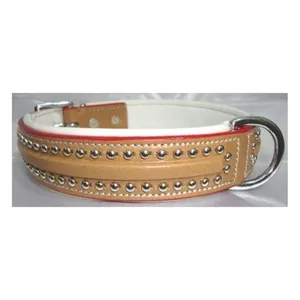 Highest Selling Direct Factory Price Crystal Decoration 100% Leather Material Made Neck Collars for Dogs from India