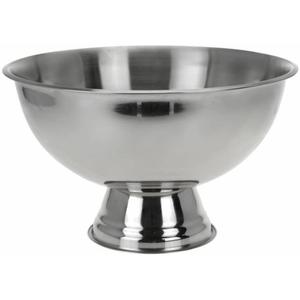 Seau à champagne personnalisable au design moderne, base sur piédestal, finition argentée, dernier modèle de refroidisseur à vin pour la décoration de bars et de fêtes - Product Image 3