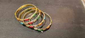 Artisan ชุดกำไลข้อมือทองเหลืองแบบปรับได้, กำไลข้อมือแฟชั่นทำด้วยมือสำหรับเครื่องประดับไลฟ์สไตล์ทันสมัย - Product Image 5