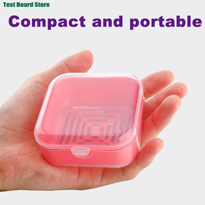 Soap Cage1Pcs Travel <b>Mini</b> Soap <b>Box</b> Portable Leak proof Soap <b>Storage</b> <b>Box</b> Suitable for Dormitory Travel Top Good Quality Design - Product Image 4