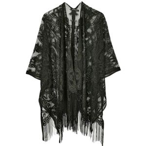 คอลเลกชันผ้าคลุมไหล่และผ้าพันคอแบบดั้งเดิมลายลูกไม้หรูหรา - Product Image 2