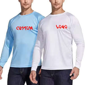 Vente en gros de t-shirts de sport personnalisés avec votre logo, à séchage rapide, légers, protection UV, UPF50, manches longues, pour hommes, pour la pêche - Product Image 5