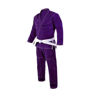 Kimono BJJ uni à prix abordable, uniforme d'entraînement, service OEM, vêtements d'arts martiaux 100% coton respirant, lavé, durable, 380g - Product Image 2