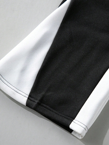 TRACK SPORTS <b>Men's</b> Black Streetwear Canvas Sweatpants with <b>White</b> Letter Print Drawstring <b>Joggers</b> Quick-Dry & Breathable - Product Image 2