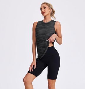 Débardeur Athlétique Femme Séchage Rapide Écologique Spandex/Coton Fitness Gym Entraînement Course Respirant Confortable ODM - Product Image 1