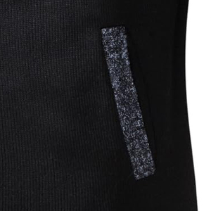 Wholesale Men's Full Zip <b>Cardigan</b> <b>Sweater</b> Casual Ribbed Knitted Top Winter Custom ODM Logo on Front Winter Men's <b>Sweater</b> - Product Image 5