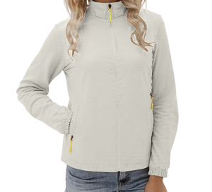 Veste softshell unisexe 100% polyester, col montant, résistante à l'eau, coupe classique, couleur unie, haute qualité - Product Image 2