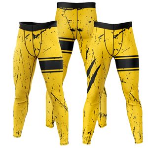 Leggings de Yoga para Hombre, Sublimados, Elásticos, sin Costuras, Cintura Elástica, Poliéster, Efecto Scrunch Butt, Ropa Deportiva Ajustada, Venta al Por Mayor - Product Image 1