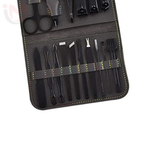 16 Piece <b>Nail</b> Clipper Set Manicure Pedicure <b>Kit</b> Stainless Steel Professional Grooming Beauty Tools - Product Image 3