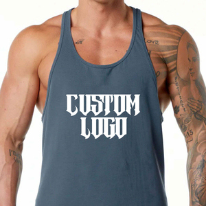 Camiseta Deportiva Personalizada con Logotipo OEM, Camiseta sin Mangas para Gimnasio, Fitness y Entrenamiento, Camiseta Deportiva para Hombre - Product Image 5