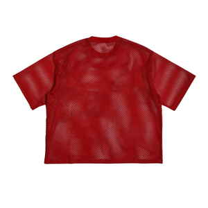 Maillot de football américain personnalisé coupe ample vintage en maille respirante 100 % polyester avec impression sérigraphiée sur mesure - Product Image 2