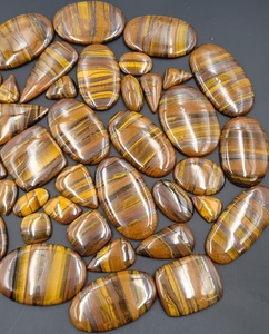 Piedra Preciosa de Ojo de Tigre Amarillo Natural, Venta al por Mayor, Piedra Suelta para Joyería, Cristal Curativo Pulido de Alta Calidad, Cabujón - Product Image 5