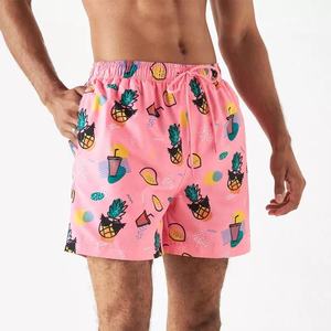 Short de bain uni pour homme style urbain, anti-UV, séchage rapide, tissu respirant, taille élastique, doublure en maille, respectueux de l'environnement - Product Image 5