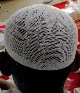 고품질 맞춤형 수 놓은 바카 티 토피 이슬람기도 모자 성인을위한 테이크 방글라데시에서 오만 이슬람 스타일