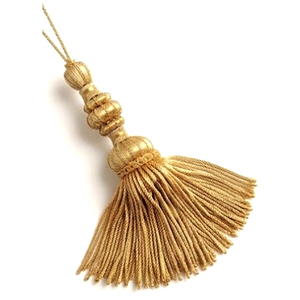 Metallic Gold Tassel <b>Top</b> Quality Metallic Thread Tassels Ceremonial Tassels Trim Decorative <b>Fringe</b> for Curtains - Product Image 2