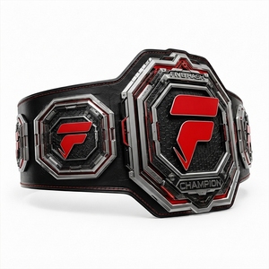 Cinturón de Campeonato de Boxeo y Artes Marciales con Diseño Premium de Placa Metálica, Cinturón de Trofeo de Lucha Libre de Alta Calidad y Duradero - Product Image 3