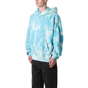 เสื้อฮู้ดดี้สไตล์สตรีทแวร์แบบใหม่สำหรับผู้ชาย ล้างสีแบบแอซิดวอช รับผลิตแบบ OEM ODM ออกแบบตามสั่ง เสื้อฮู้ดดี้ล้างสีแบบแอซิดวอชสำหรับผู้ชาย ปรับแต่งได้ - Product Image 2