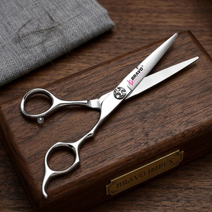 Professional Hair Cutting Shears Salon Barber Stainless Steel Scissors High Hardness Straight Razor Blade Pack Set Material - Product Image 1