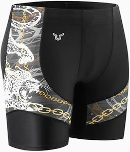 Shorts de bain pour hommes de haute qualité, durables, à taille élastique, séchage rapide, coupe classique, longueur genou, couleur personnalisée, imprimés - Product Image 5
