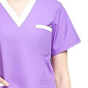 Ensemble d'uniformes médicaux, tissu confortable, tenue de travail quotidienne, uniforme du personnel infirmier de clinique, léger et respirant - Product Image 6